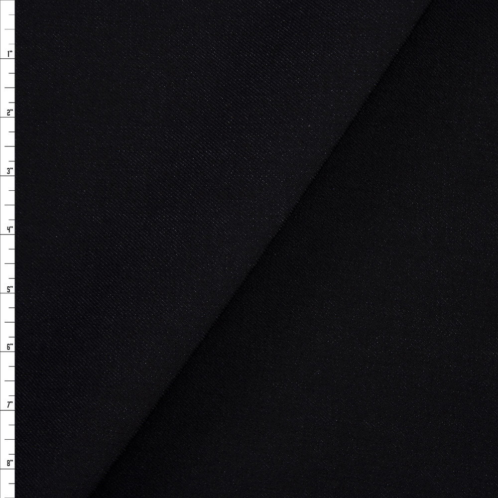 Dark Indigo 14 oz Designer Denim Fabric By The Yard