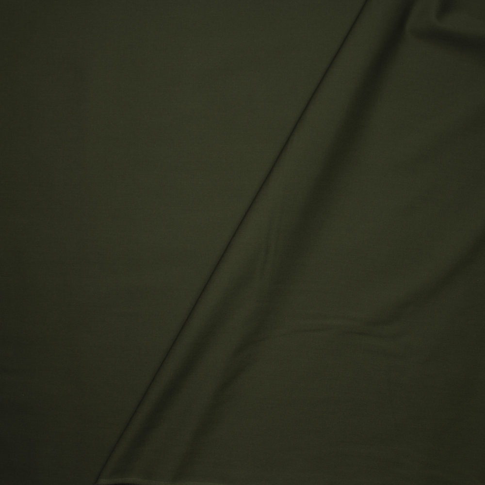 Solid Forest Green Midweight Cotton Twill Fabric By The Yard - Wide shot