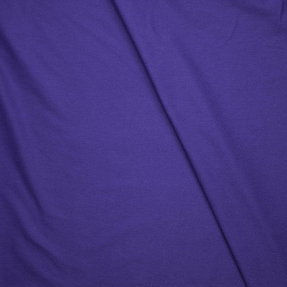 Purple Stretch Lightweight Poly/Cotton Twill Fabric By The Yard - Wide shot