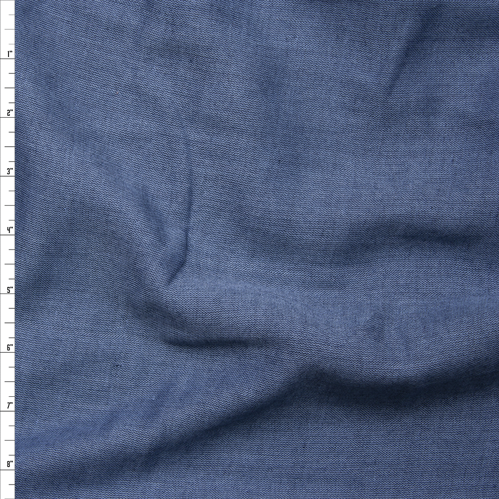 Marine Chambray Double Gauze from ‘Robert Kaufman’ Fabric By The Yard