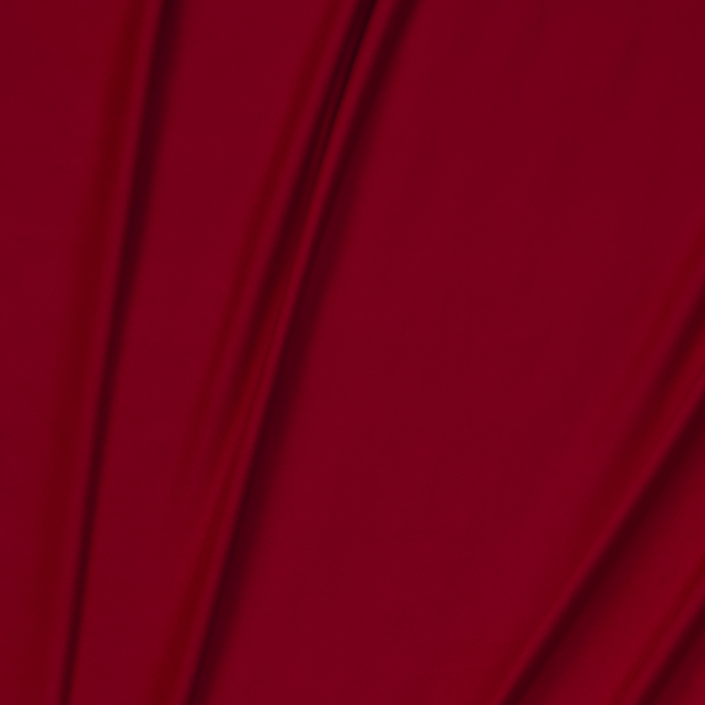 Rose Red Double Brushed Poly/Spandex Fabric By The Yard