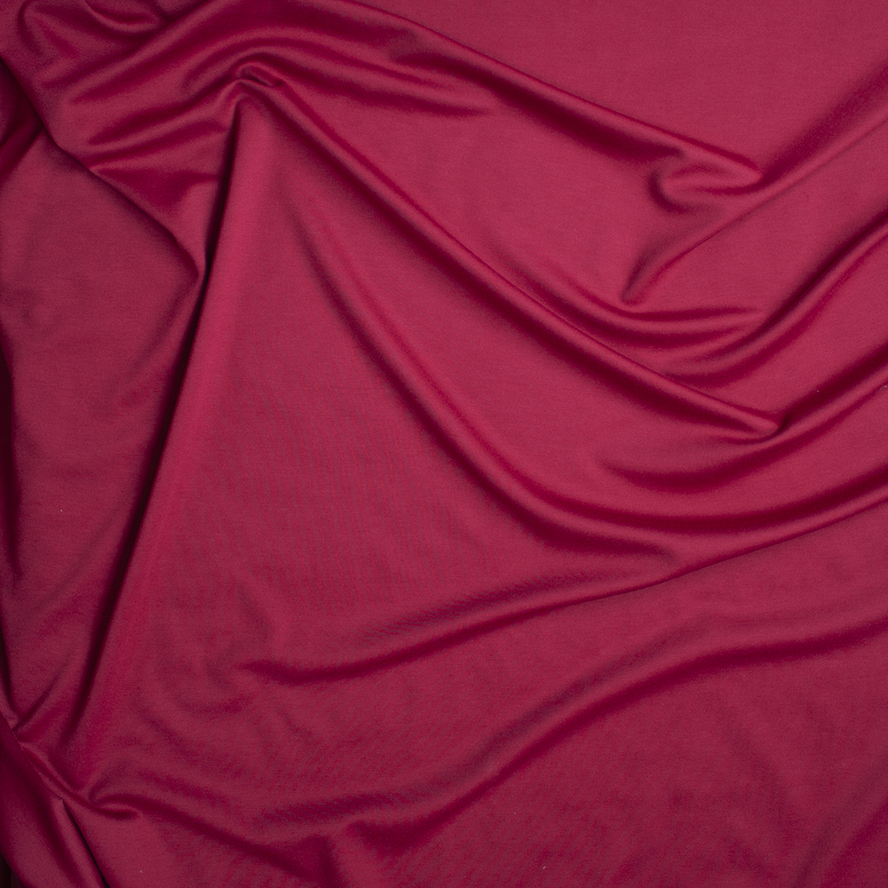 Fuschia Solid Ponte De Roma Fabric By The Yard - Wide shot