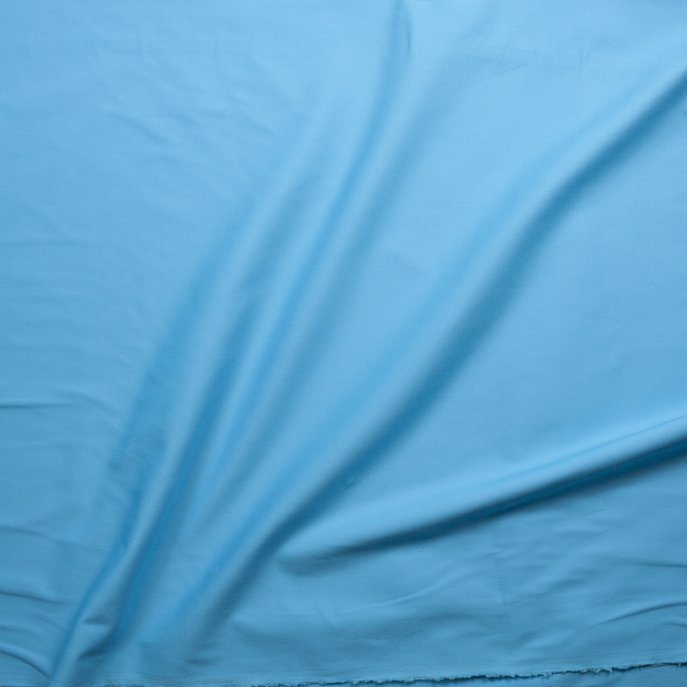 Light Turquoise Midweight Stretch Cotton Canvas Fabric By The Yard - Wide shot
