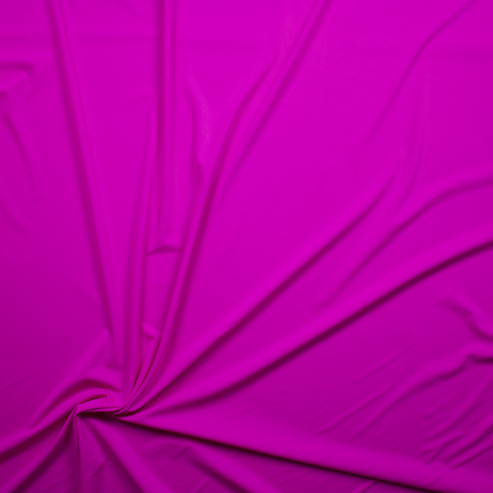 Neon Fuschia Premium 5.8oz Nylon/Spandex Fabric By The Yard - Wide shot