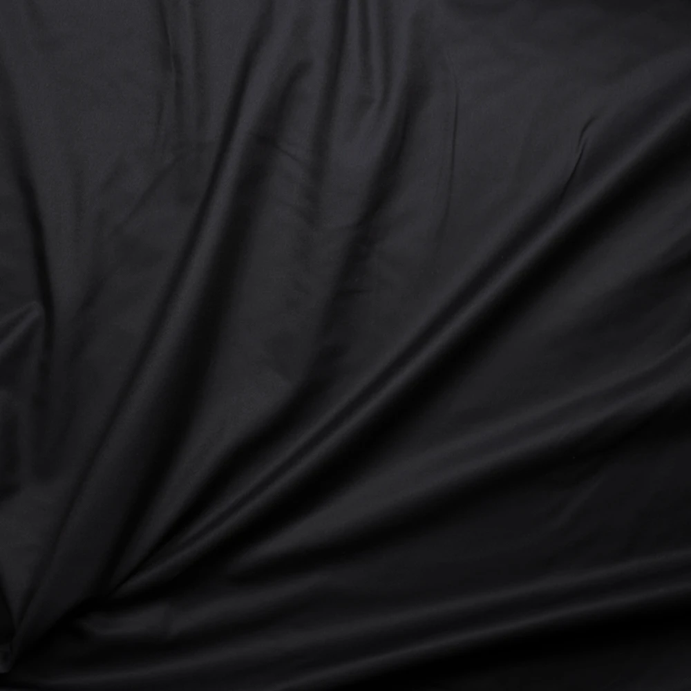 Black Cotton Oxford Cloth from ‘Brooks Brothers’ Fabric By The Yard - Wide shot