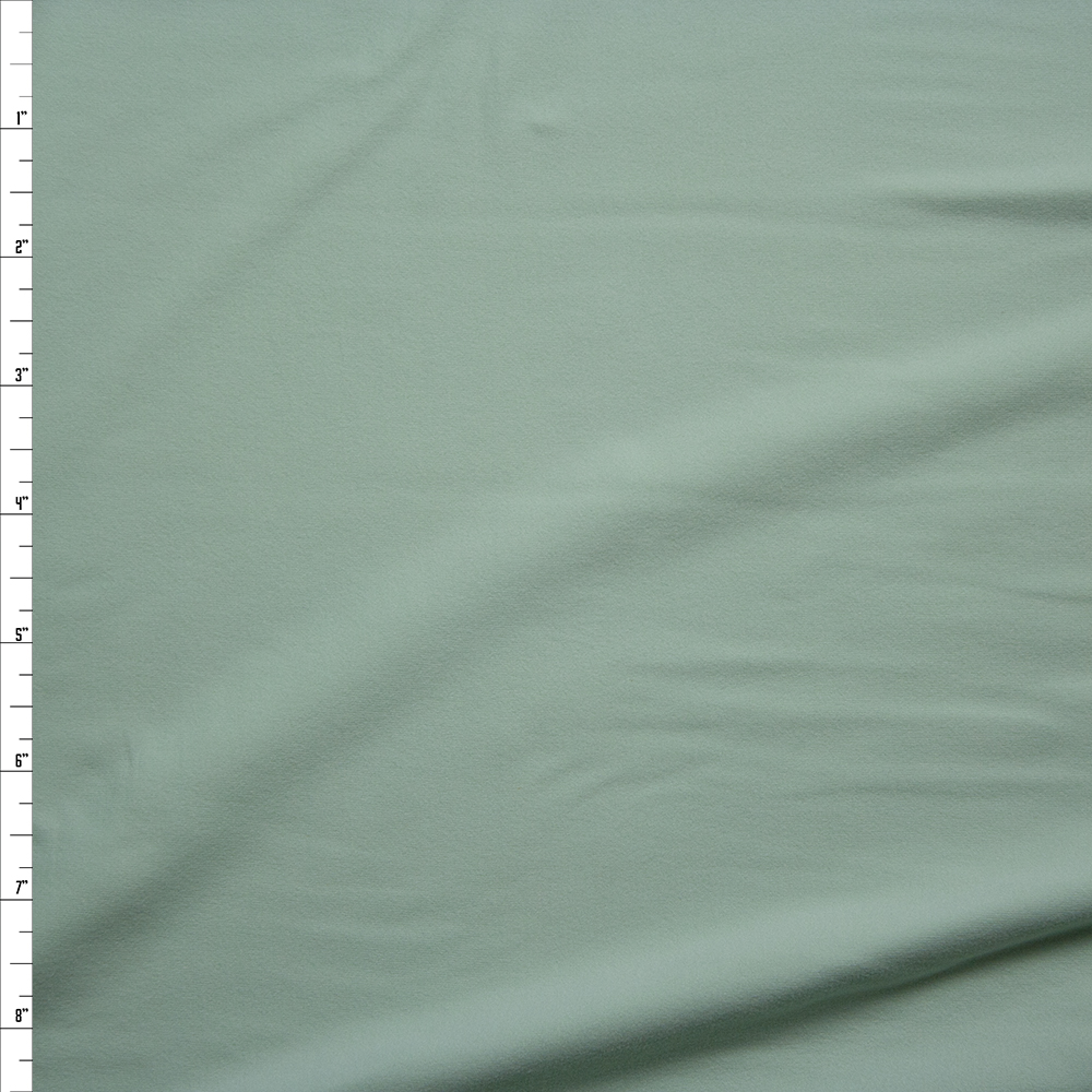 Baby Mint Green Double Brushed Poly/Spandex Knit Fabric By The Yard