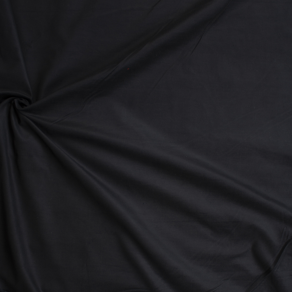 Black Midweight Stretch Corduroy #20239 Fabric By The Yard - Wide shot