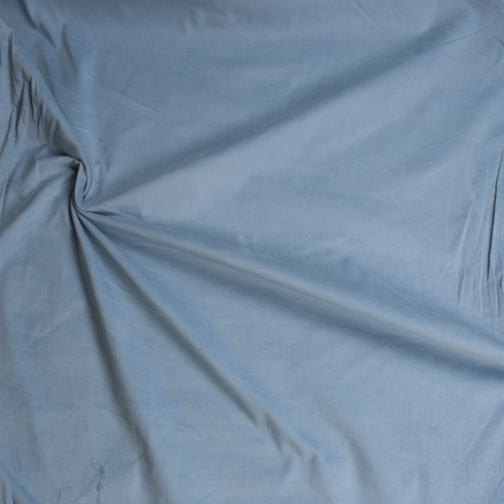 Light Blue Midweight Stretch Corduroy Fabric By The Yard - Wide shot