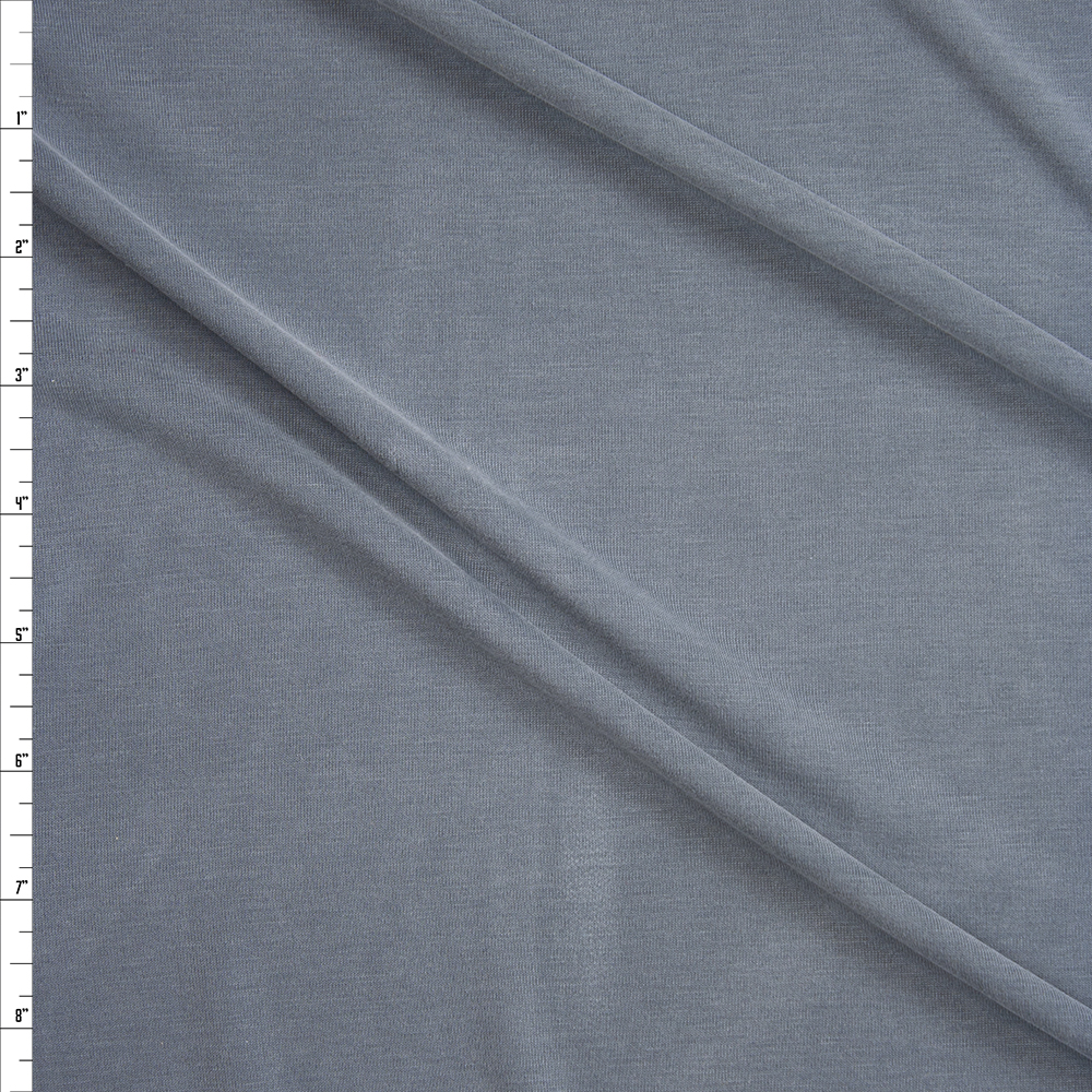 Teal Sand Washed Modal Knit Fabric By The Yard