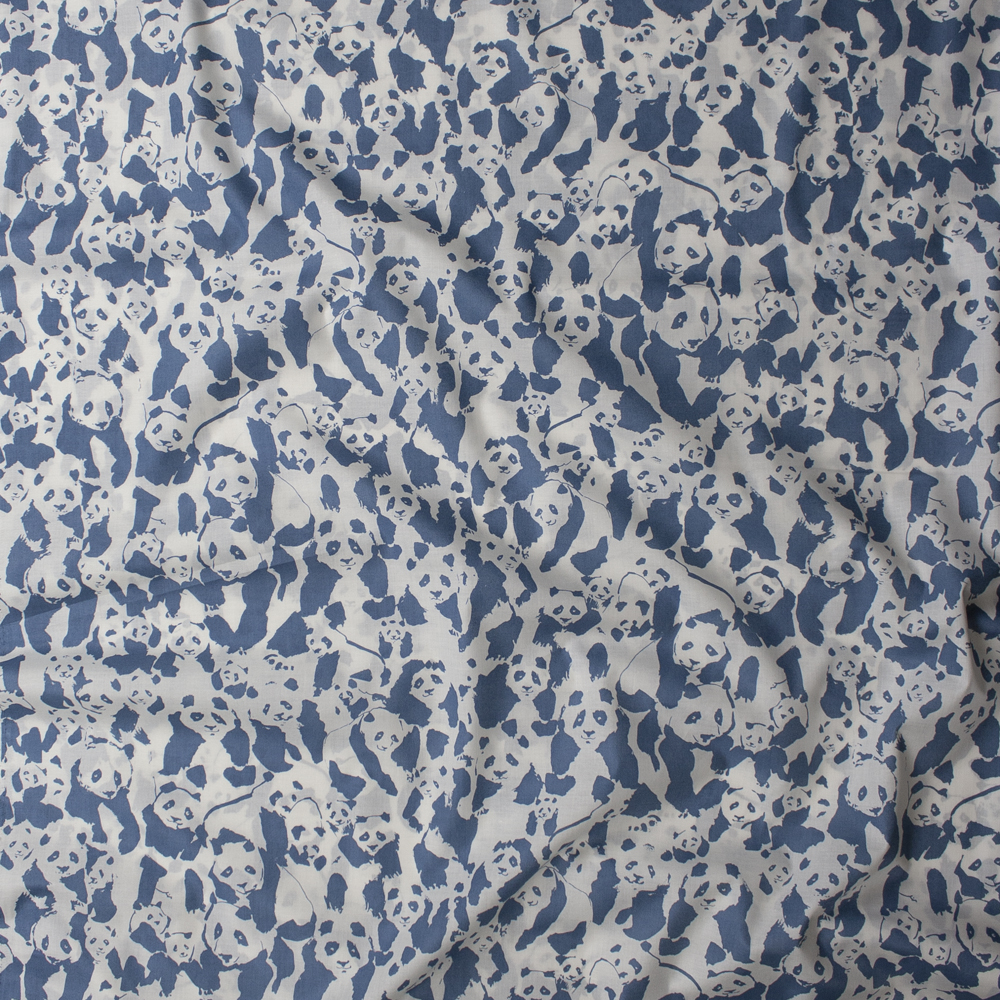 “Pandalings Pod Night” Cotton Lawn Print from Art Gallery Fabrics Fabric By The Yard - Wide shot
