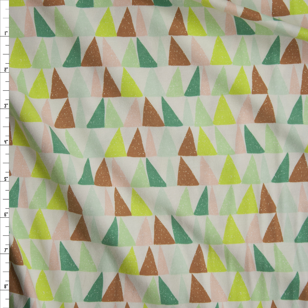 “Arboretum Dawn” Cotton Spandex Knit from Art Gallery Fabrics Fabric By The Yard