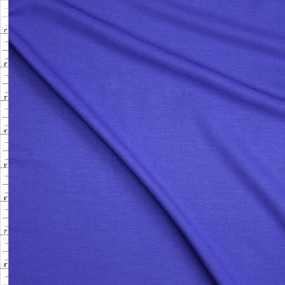 Royal Blue Stretch Tencel Jersey Knit Fabric By The Yard