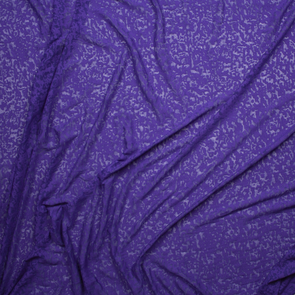 Purple Burnout Jersey Knit Fabric By The Yard - Wide shot