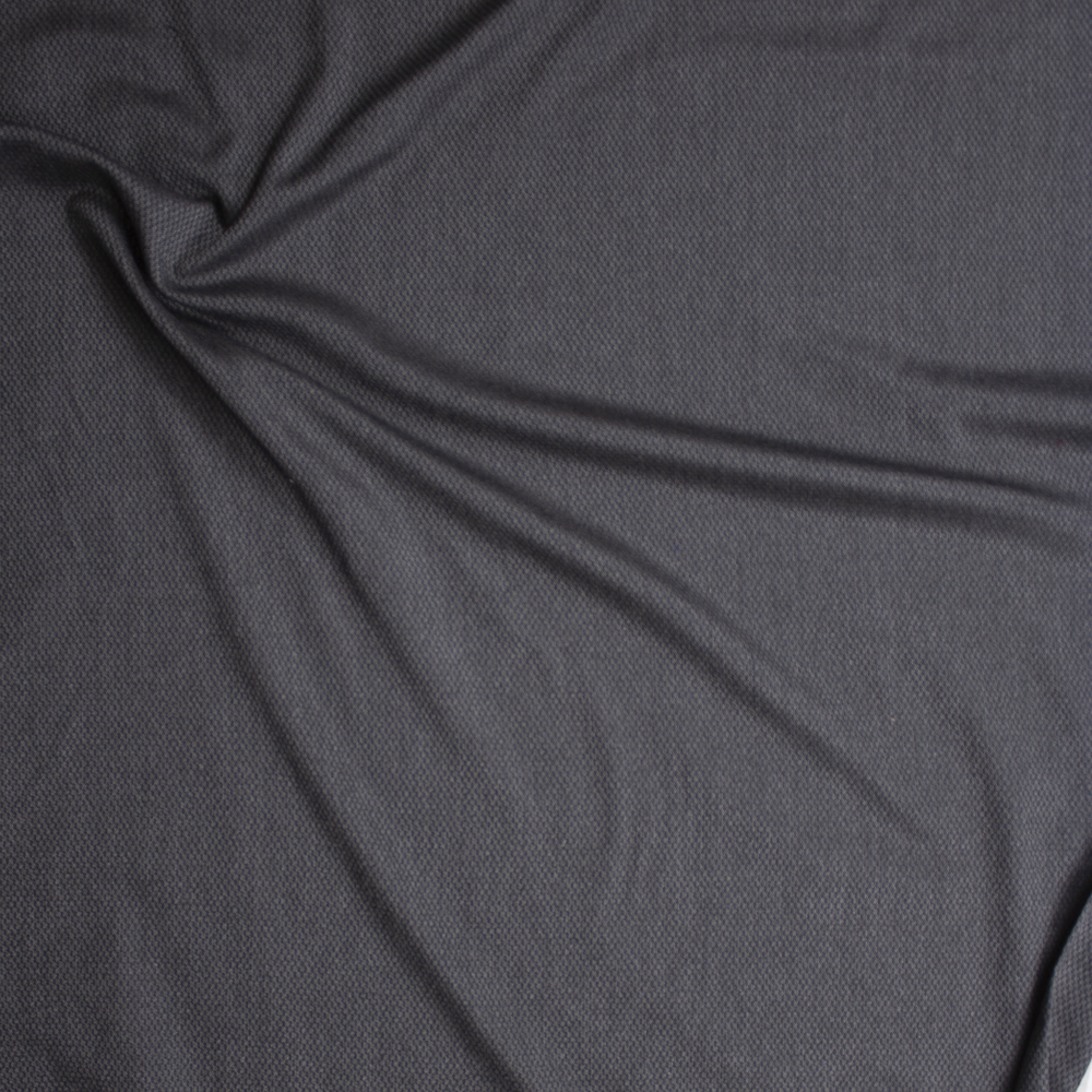 Charcoal Textured Suiting Fabric By The Yard - Wide shot