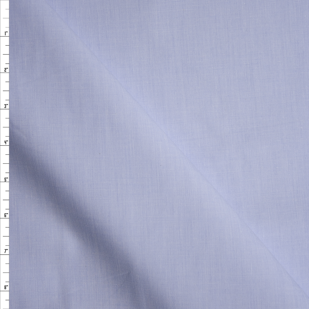 Pale Blue End-on-End Cotton Shirting from ‘Brooks Brothers’ Fabric By The Yard