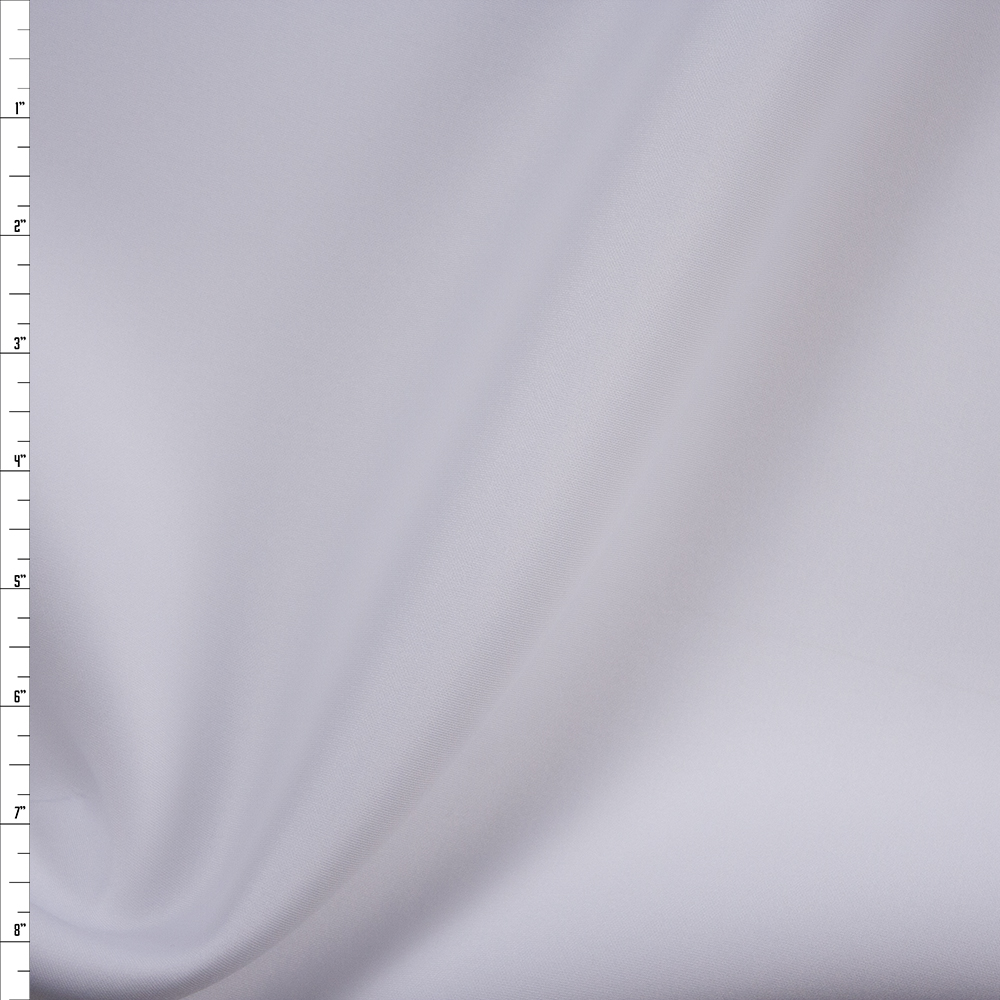 White Double Scuba Knit Fabric By The Yard