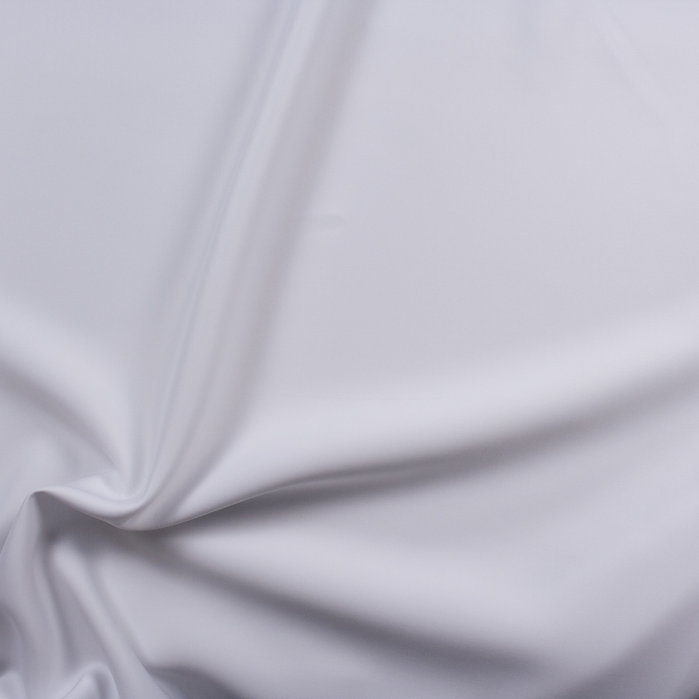 White Double Scuba Knit Fabric By The Yard - Wide shot