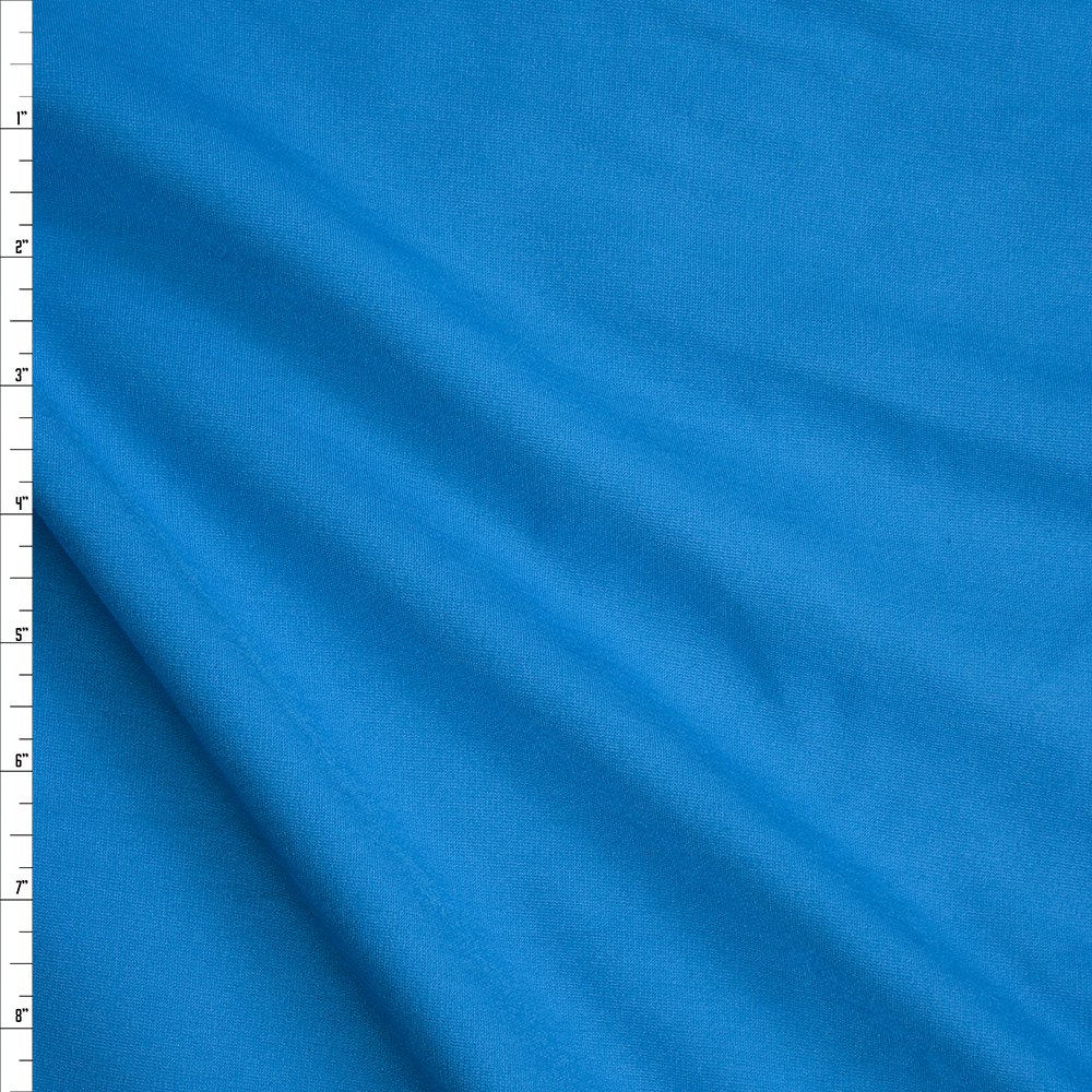 Turquoise Heavyweight Stretch Ponte De Roma Fabric By The Yard