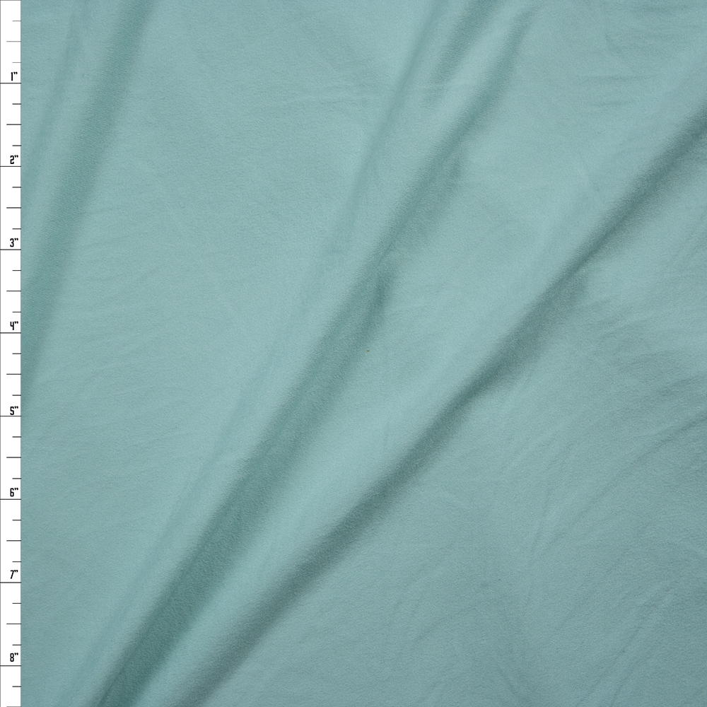 Mint Green Double Brushed Poly/Spandex Fabric By The Yard