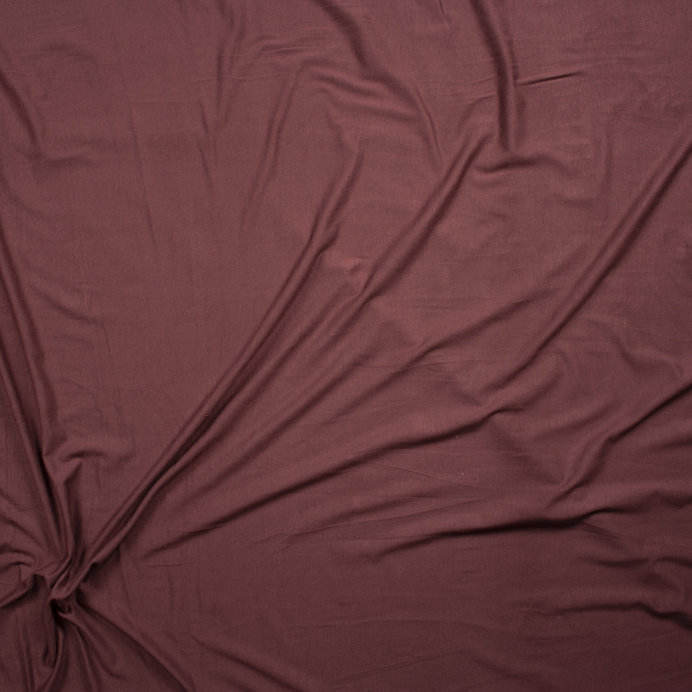 Rust Midweight 4-way Stretch Rayon/Spandex Jersey Knit Fabric By The Yard - Wide shot