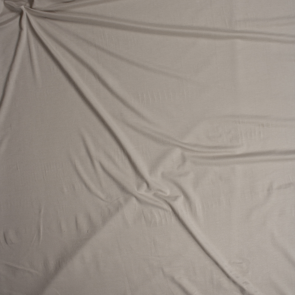 Light Tan Midweight 4-way Stretch Rayon/Spandex Jersey Knit Fabric By The Yard - Wide shot