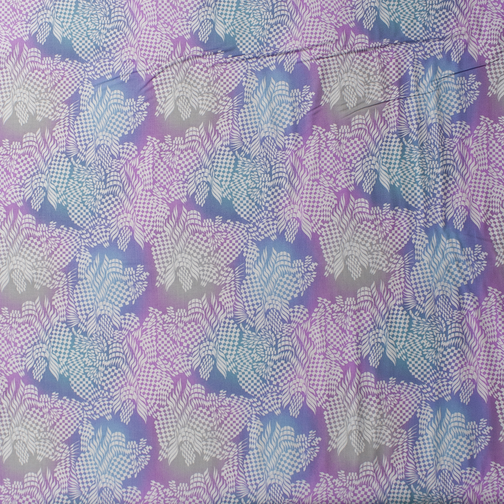 Fast Friends Little Friends Gasoline by Free Spirit Quilter's Cotton Print Fabric By The Yard - Wide shot