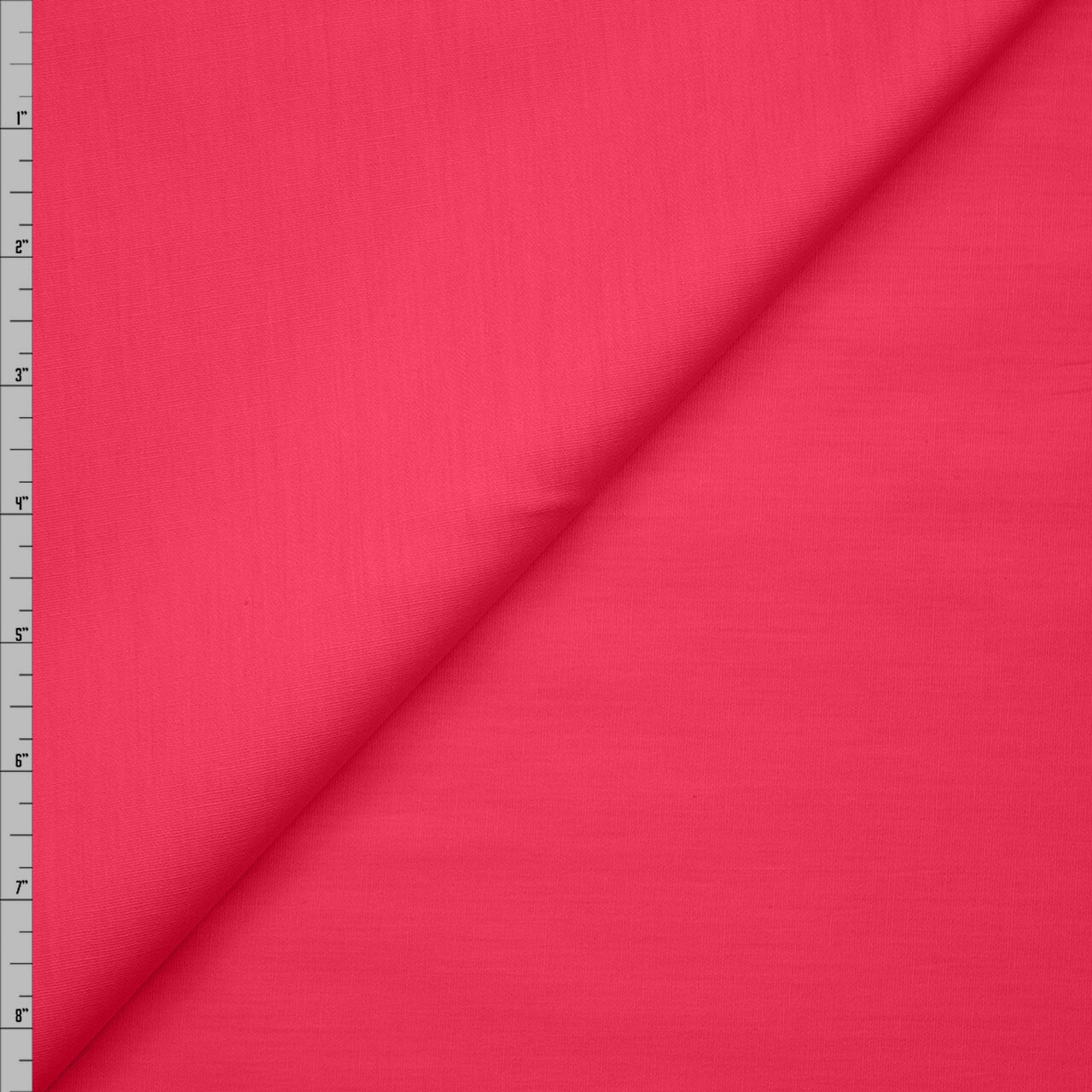 Hot Pink Stretch Cotton Broadcloth