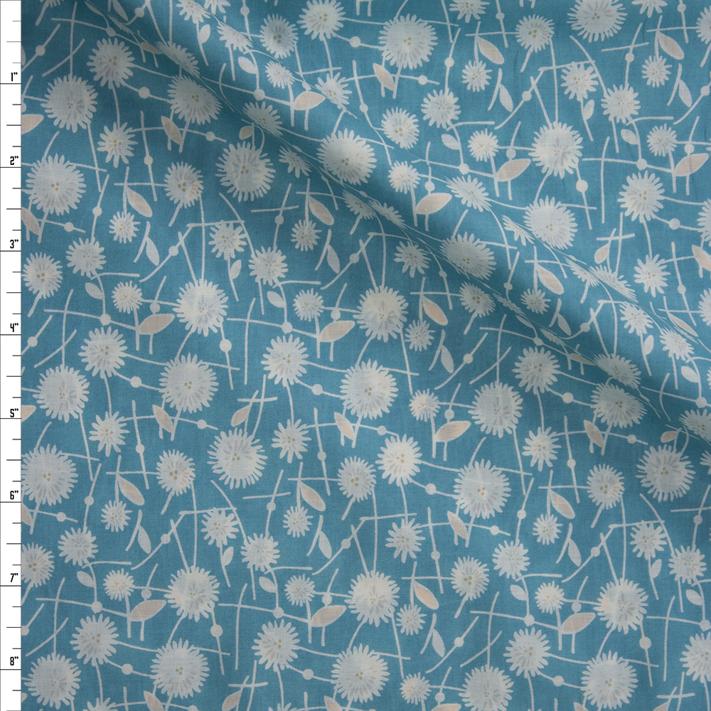 Seed Puffs Tide Cotton Voile from Art Gallery Fabrics Fabric By The Yard