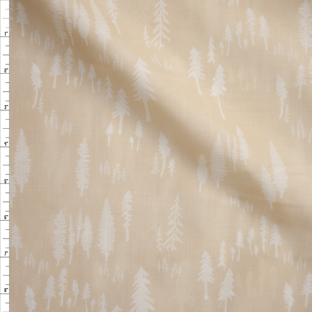 Timberland Trunk Cotton Voile from Art Gallery Fabrics Fabric By The Yard