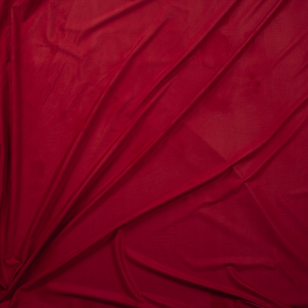 Red Lightweight Designer Stretch Suede Fabric By The Yard - Wide shot