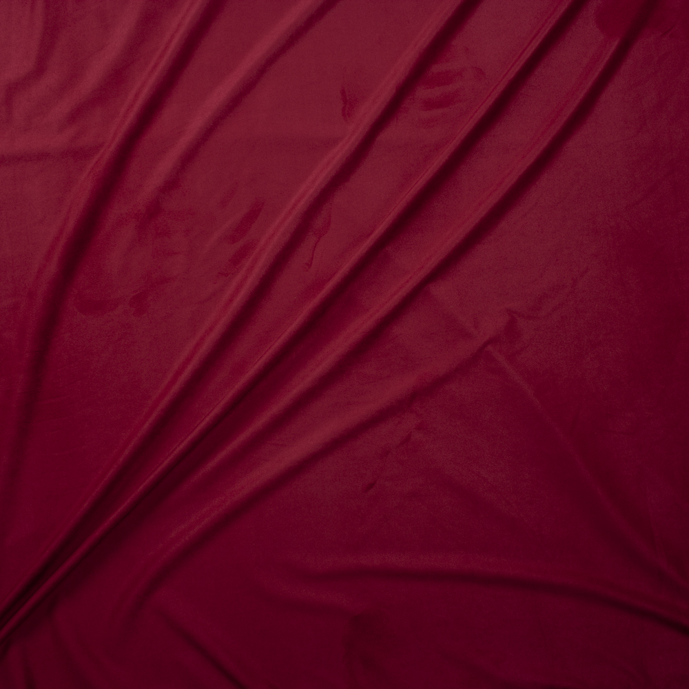 Burgundy Lightweight Designer Stretch Suede Fabric By The Yard - Wide shot
