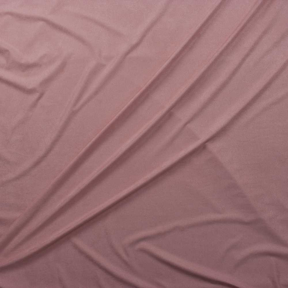 Blush Pink Lightweight Designer Stretch Suede Fabric By The Yard - Wide shot