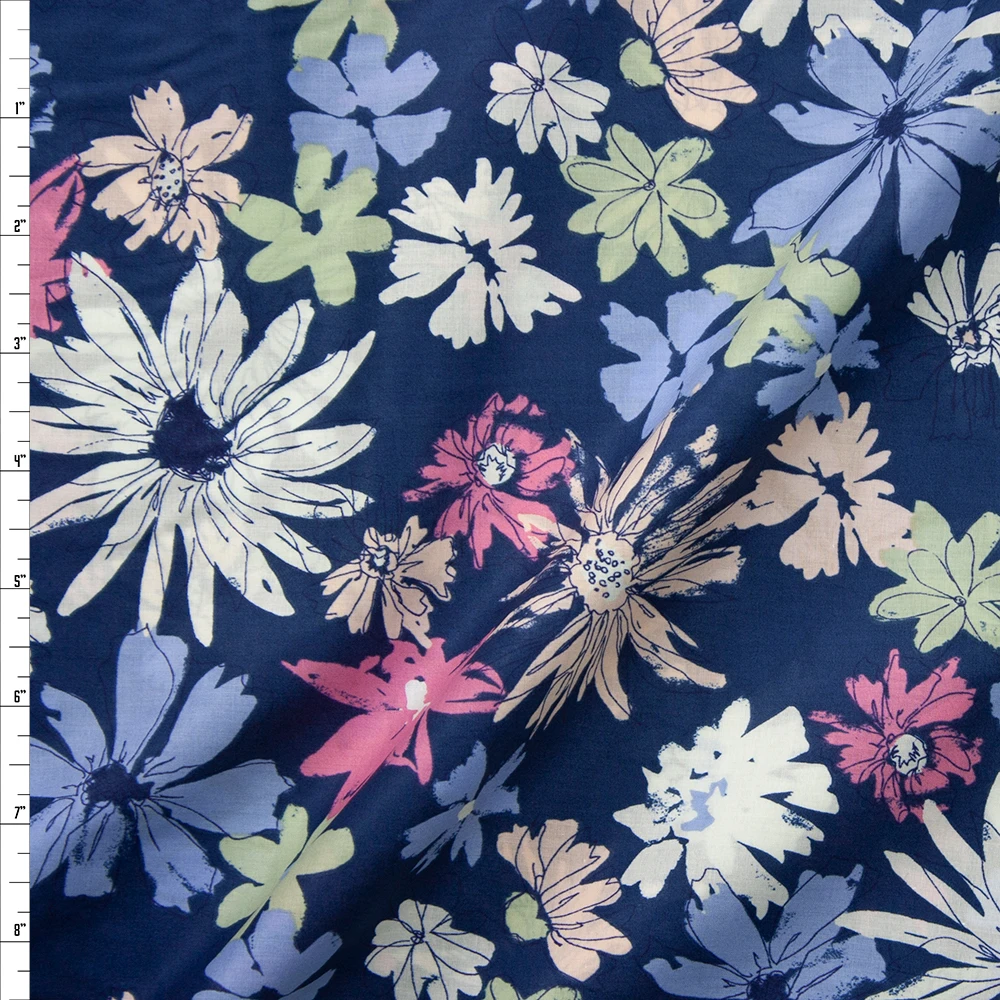 Ink Outburst Atelier Cotton Voile by Art Gallery Fabrics Fabric By The Yard