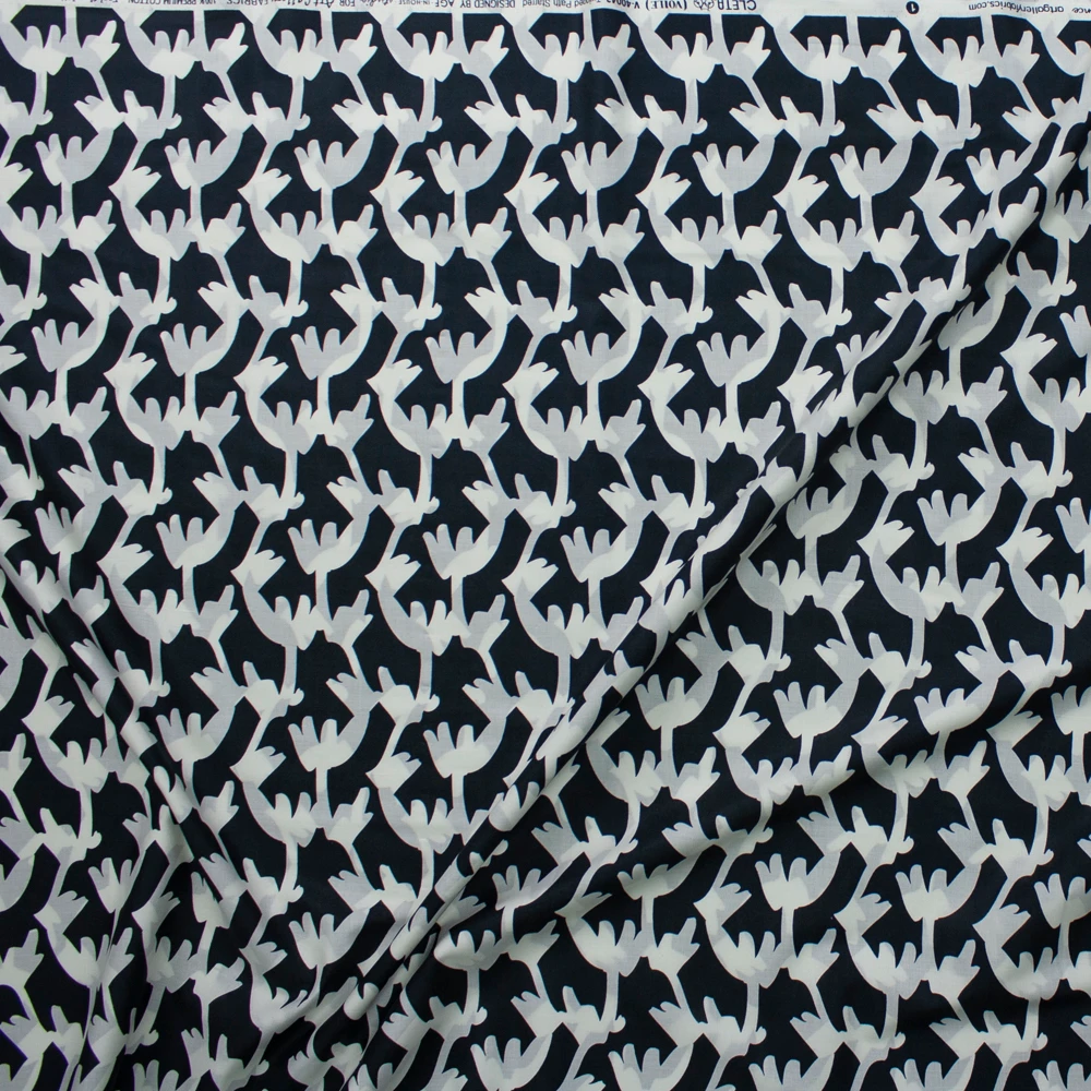 Twigged Path Starred Cotton Voile by Art Gallery Fabrics Fabric By The Yard - Wide shot