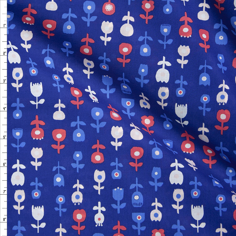 De Roos Donker Cotton Voile by Art Gallery Fabrics Fabric By The Yard