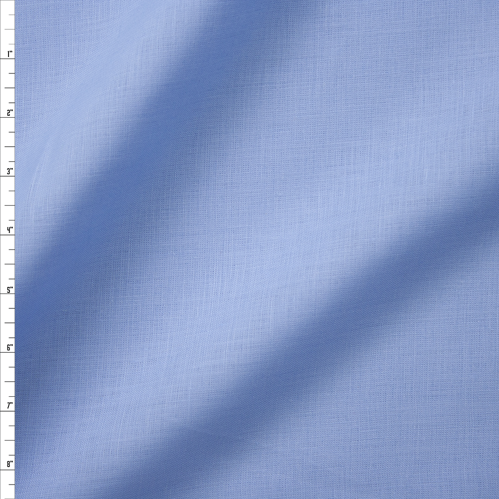 Sky Blue Midweight Irish Linen Fabric By The Yard