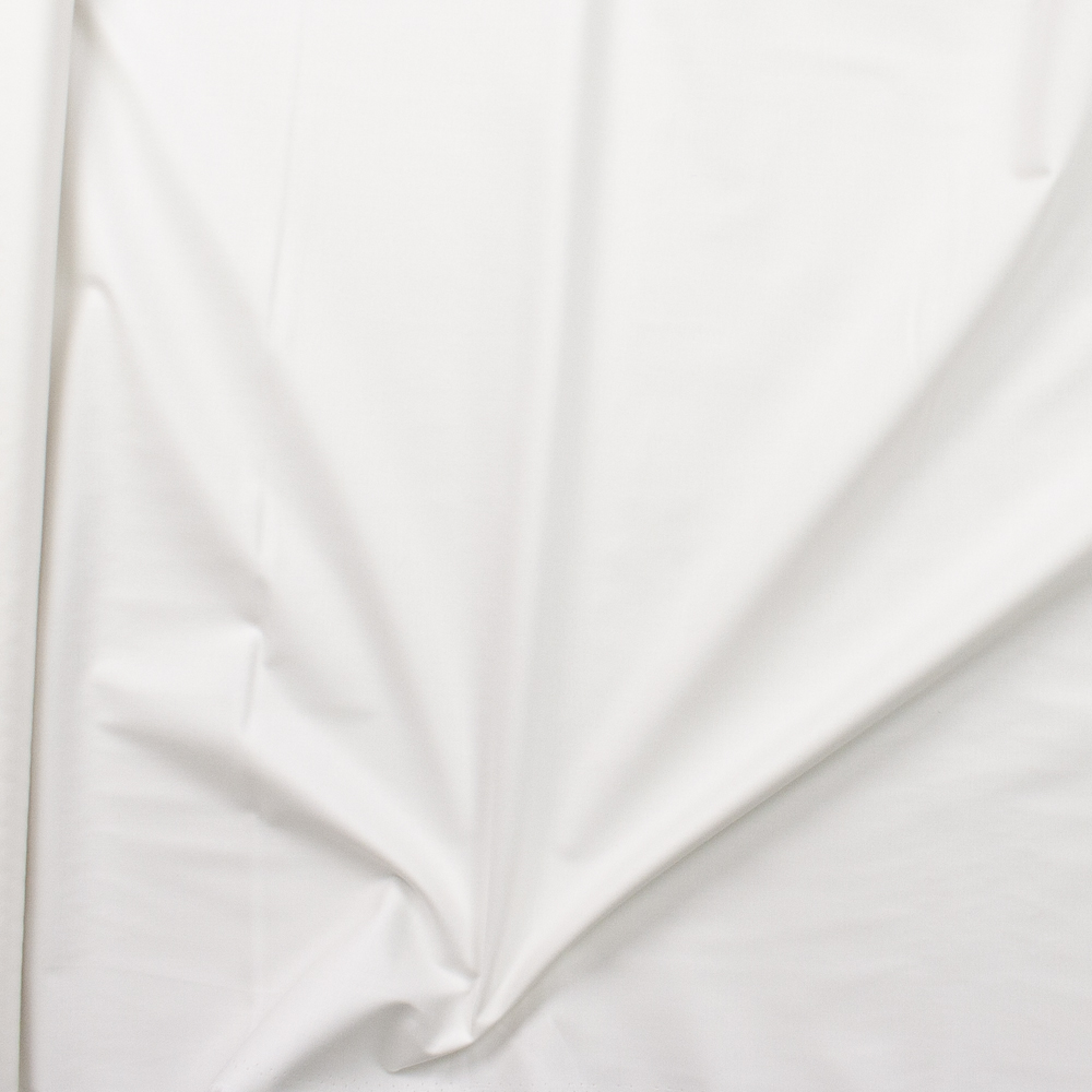 Palette White Cotton Solid by Paintbrush Studios Fabric By The Yard - Wide shot