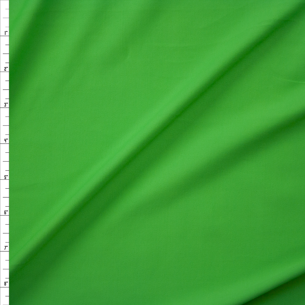 Neon Green Midweight Nylon Spandex Fabric By The Yard