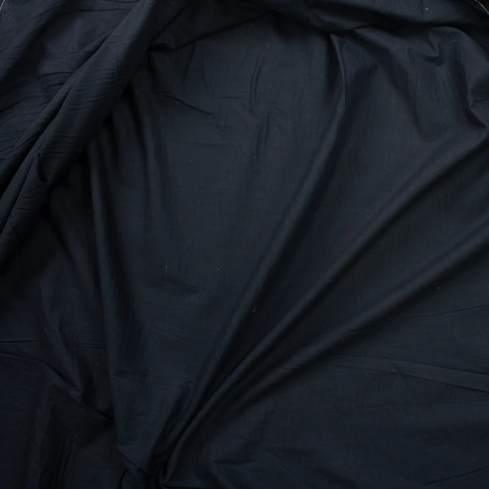 Black Soft Lightweight Cotton Poplin Fabric By The Yard - Wide shot