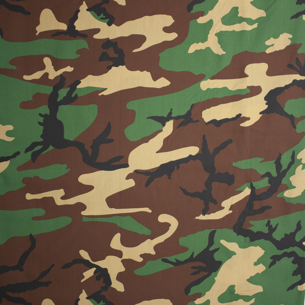 Classic Camouflage 60 Wide Quilter’s Cotton Fabric By The Yard - Wide shot