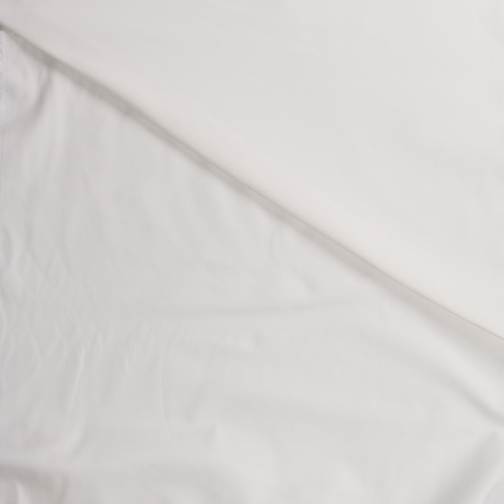 White Stretch Baby Wale Corduroy Fabric By The Yard - Wide shot
