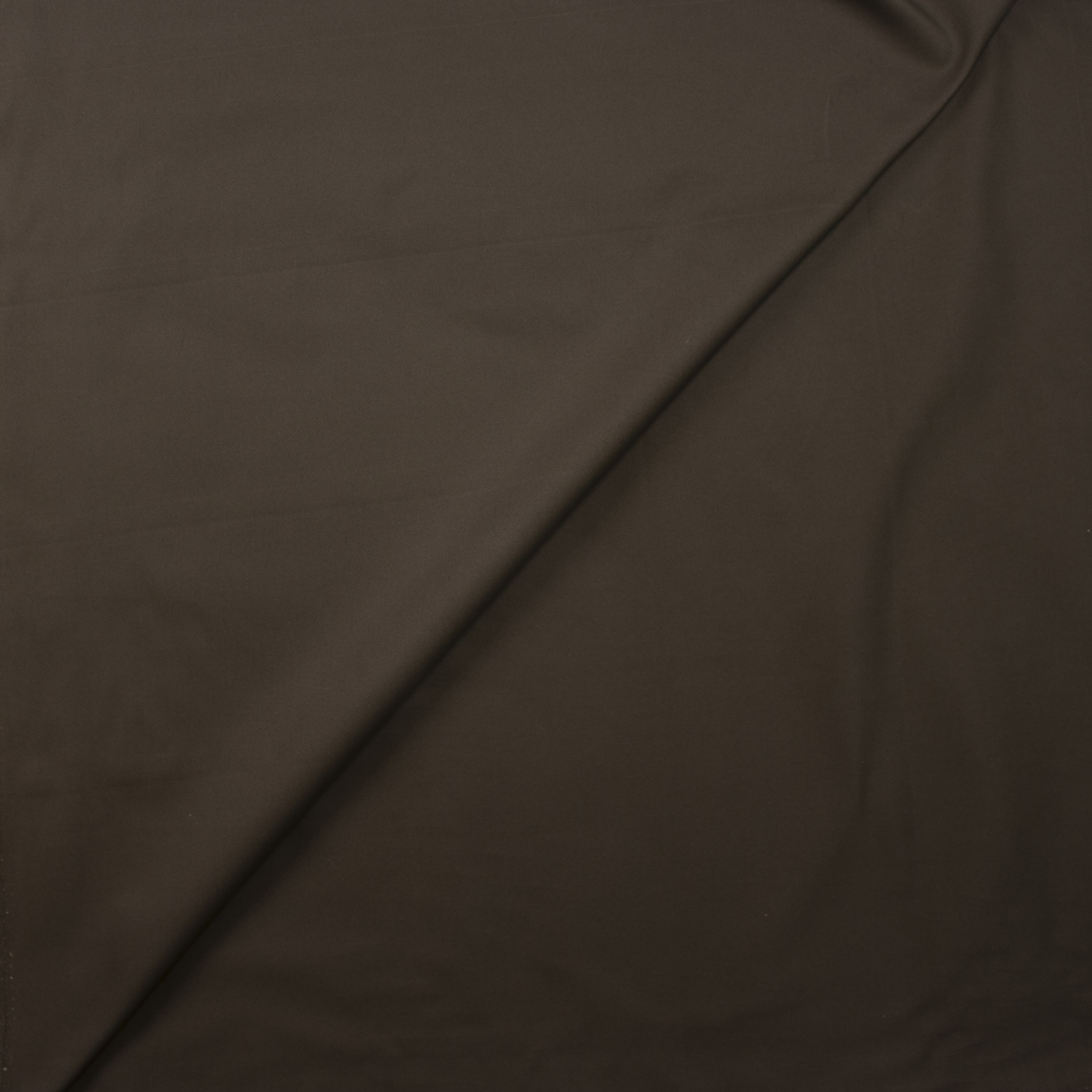 Rich Dark Brown Designer Cotton Twill Fabric By The Yard - Wide shot
