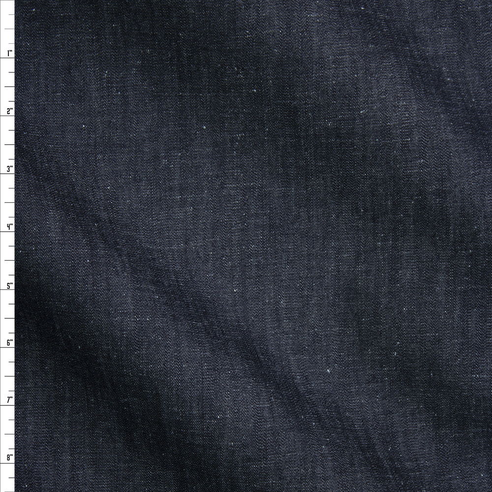 Indigo #4 Designer Midweight Denim from ‘True Religion’ Fabric By The Yard