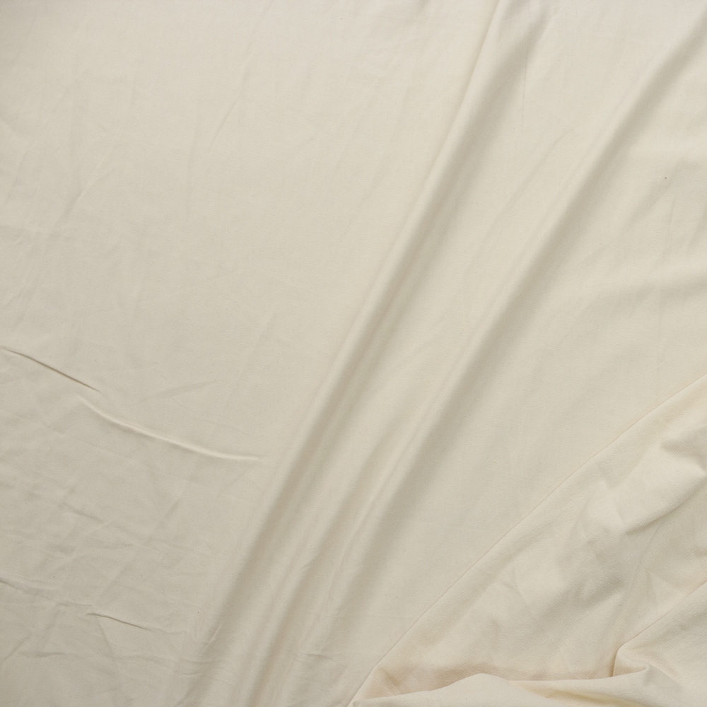 Natural Tube Knit French Terry Fabric By The Yard - Wide shot