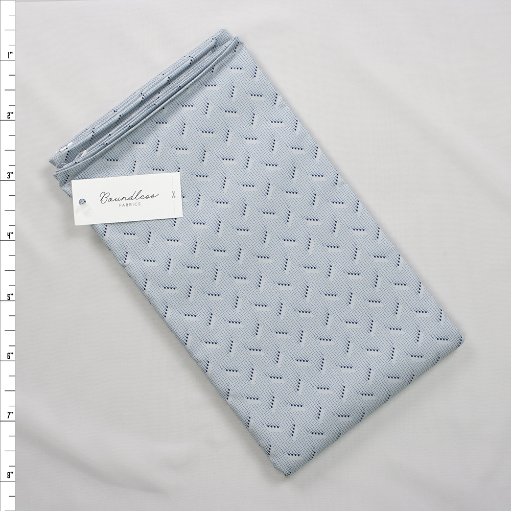 Boundless Quilter’s Cotton Geo Sky (3y Bargain Cut) Fabric By The Yard
