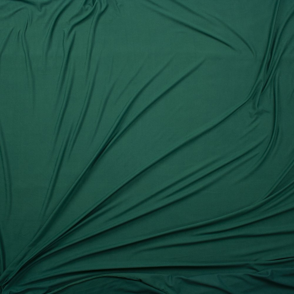 Christmas Green Double Brushed Poly Spandex Knit Fabric By The Yard - Wide shot