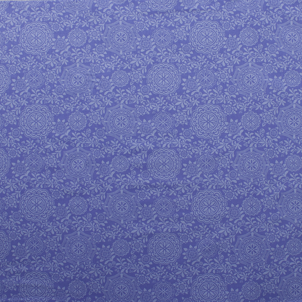 Rhapsody Medallion Lavender Quilter’s Cotton Print from Boundless Fabrics Fabric By The Yard - Wide shot