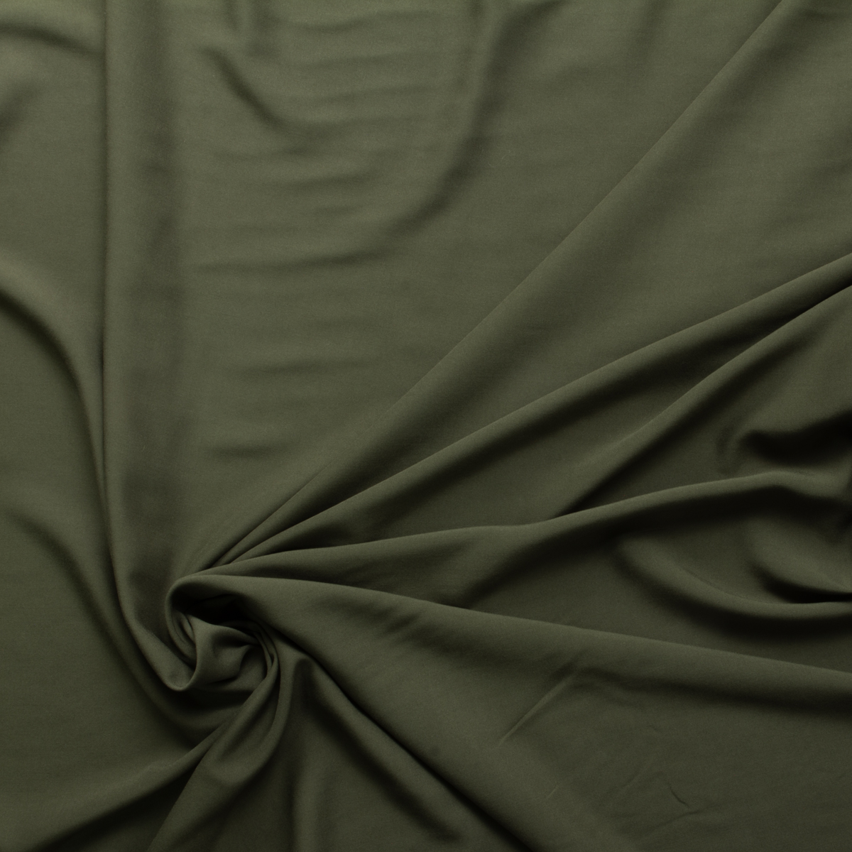 Olive Green Rayon Challis