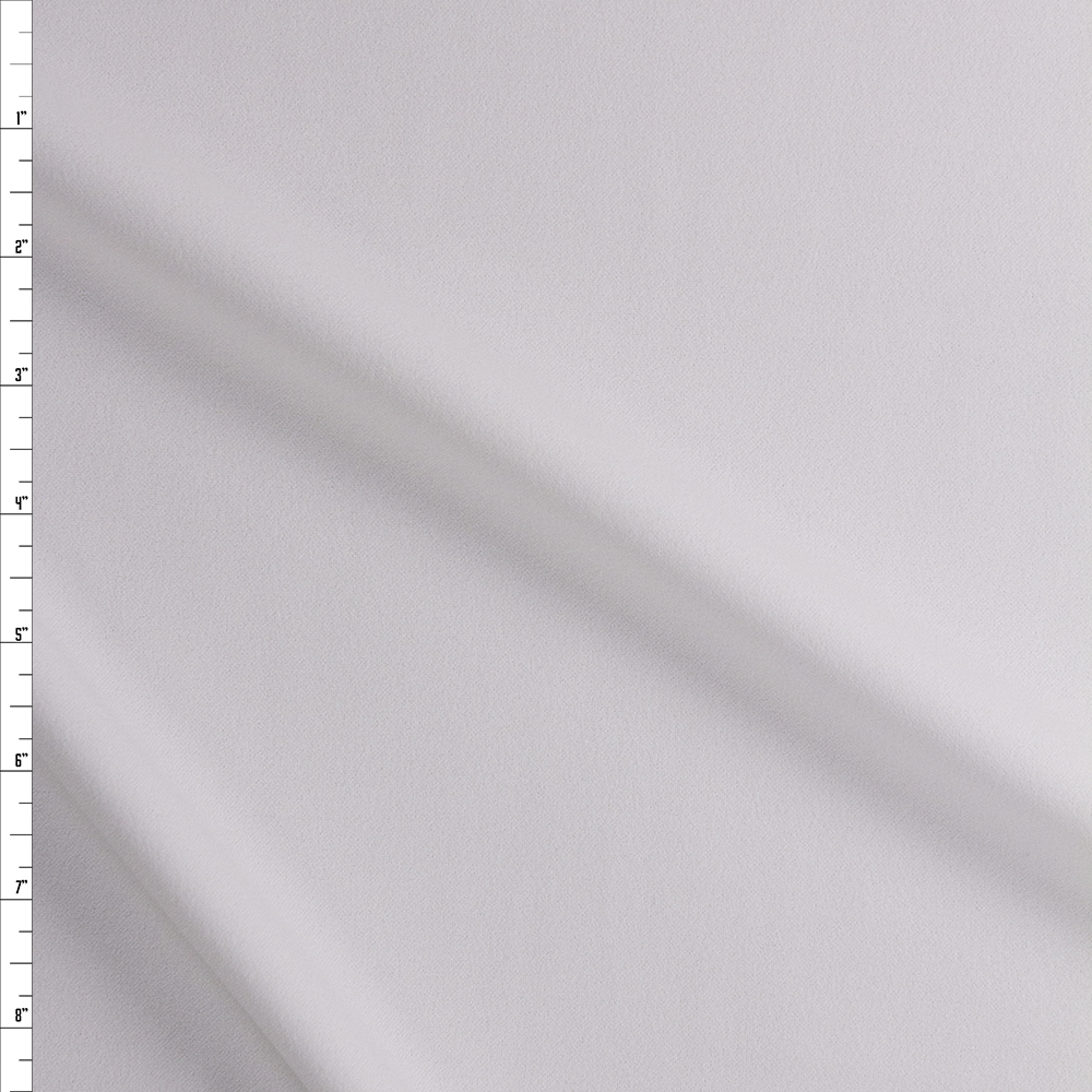 Ivory Stretch Crepe Knit Fabric By The Yard