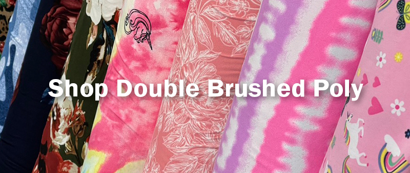 double brushed jersey knit fabric